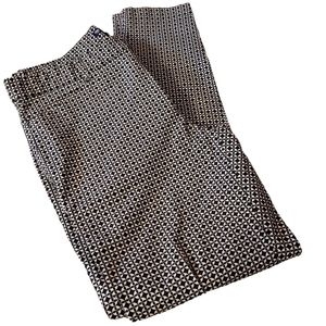 Gap Slim City Coupe Urbaine Etroite Pants Black and White Stretch Size 4R EUC